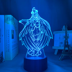 Overlord Albedo Led Night Light for Bedroom Decor Gift Nightlight Anime Waifu 3d Lamp Albedo Overlord