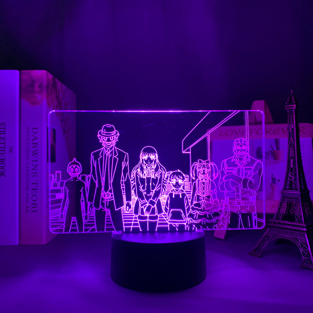 High Rise Invasion Anime Figure 3D Night Lamp Home Decor Children's Festival Birthday gifts USB link Charging