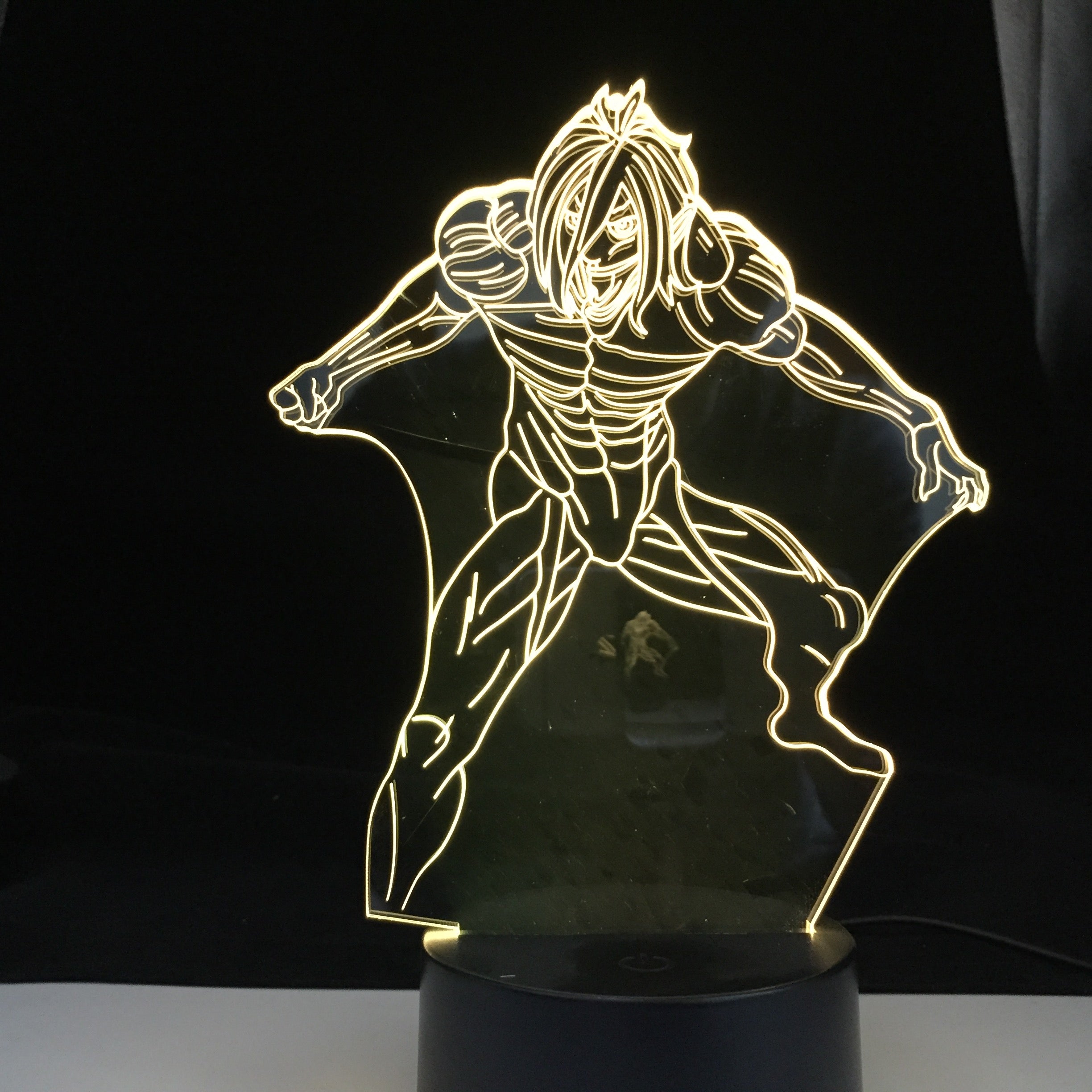 Anime 3d Light Attack on Titan Table Lamp for Home Decoration Birthday Gift Manga Attack on Titan LED Night Light Lamp