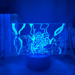 Anime Figure Kimetsu No Yaiba Zenitsu Agatsuma 3D LED Small Night Lamp Home Bedroom Desk Decoration r Children's Festival Birthday gifts