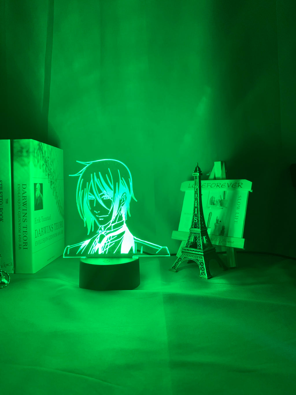 Led Night Light Anime Black Butler Lamp for Bedroom Decor Light Kids Child Birthday Gift