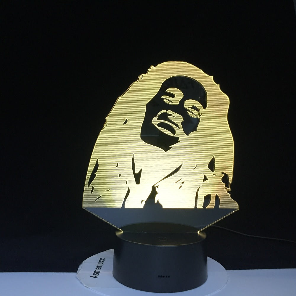 Music Godfather Singer Touch Sensor Best Present for Christmas for Indoor Decoration Usb Led Night Light 3D Lamp Dropship 3670
