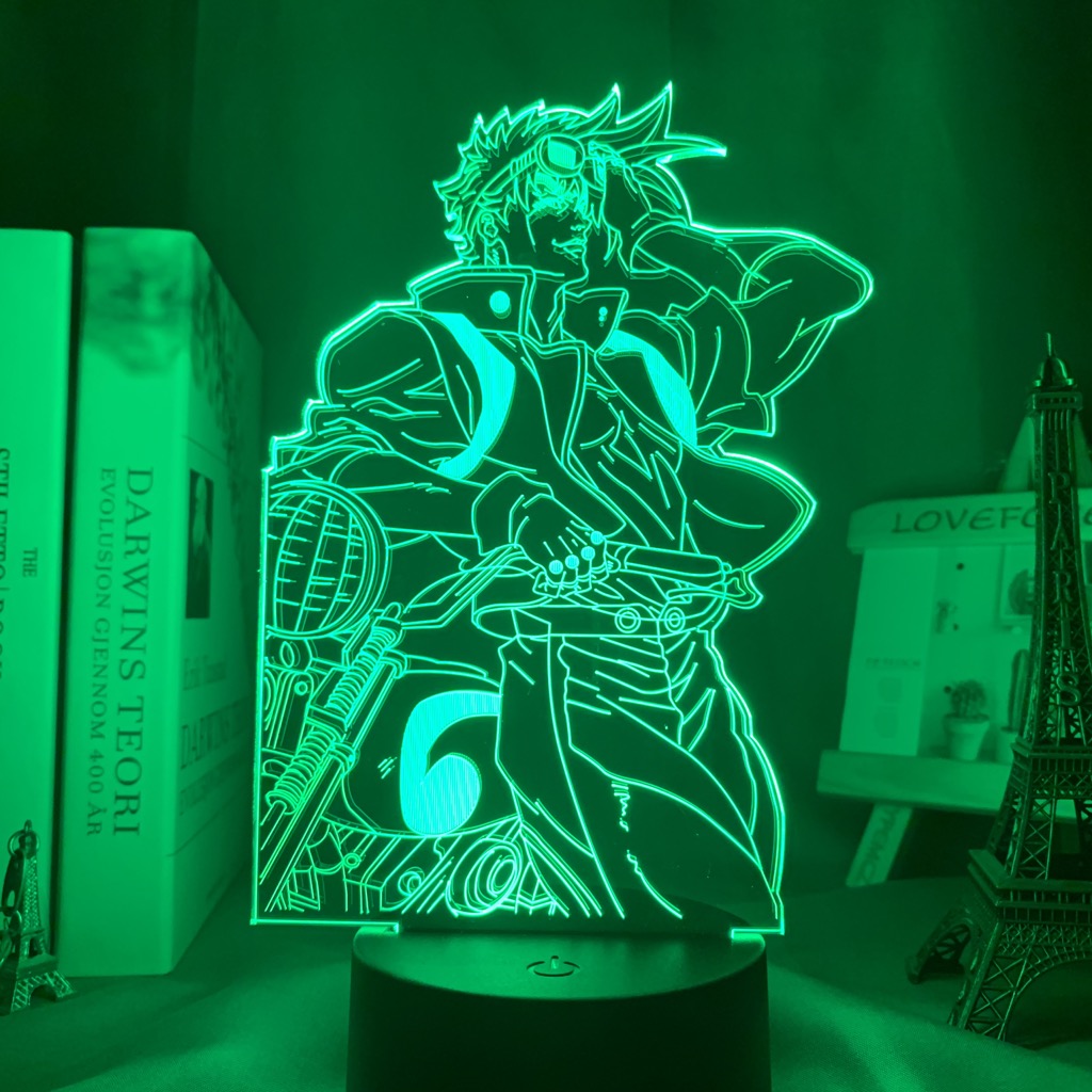 Anime 3d Lamp JoJo Bizarre Adventure figure for Bedroom Decor Light Birthday Gift Manga Jojo Led Night Light Joseph Joestar