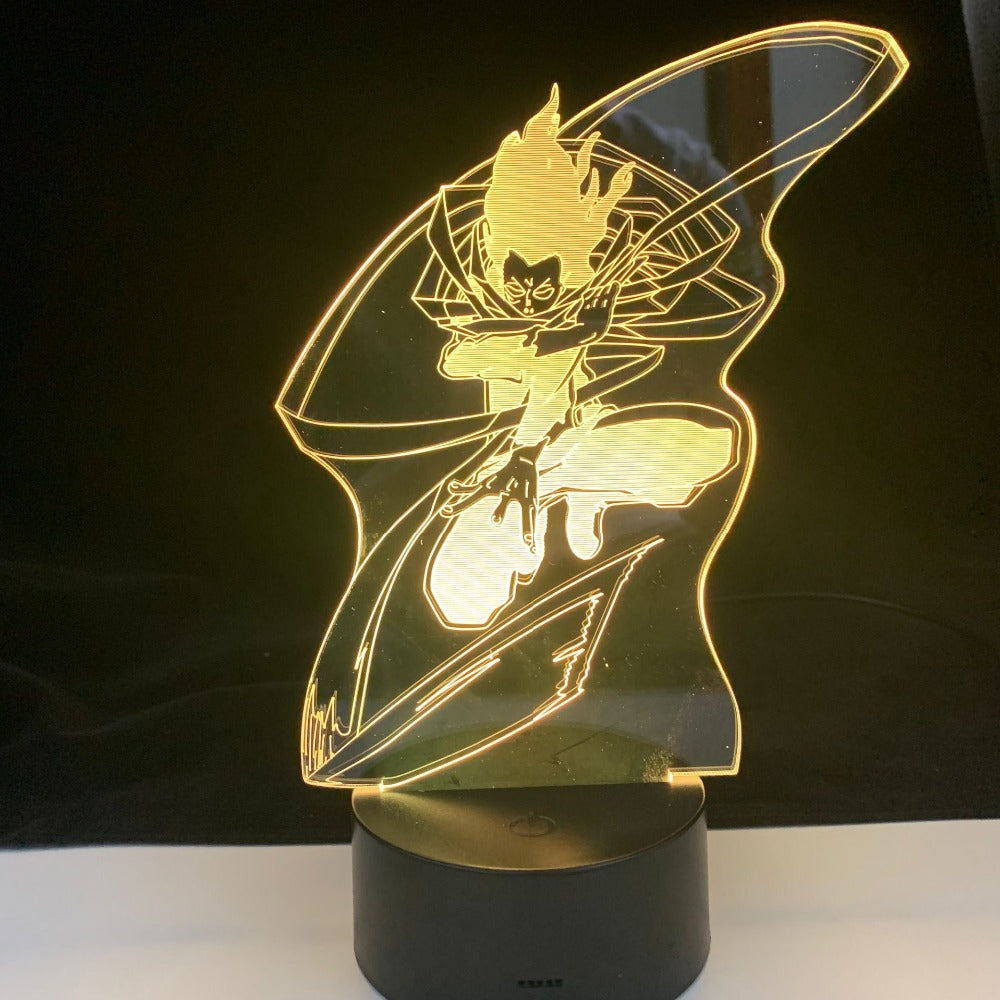 Eraserhead Mr Aizawa Anime Lamp My Hero Academia for Bedroom Acrylic 3D Lamp Decor Nightlight Kids Birthday Party Chirstmas Gift