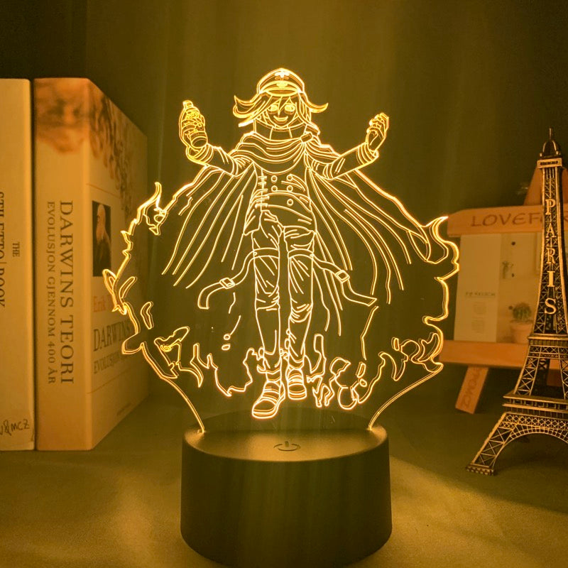 Danganronpa Kokichi Oma Led Night Light Lamp for Bedroom Decoration Kids Gift Danganronpa Acrylic 3d Lamp Kokichi Oma