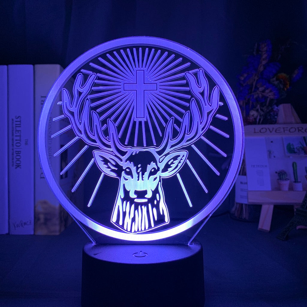 Led Night Light Lamp Jagermeister 16 Colors Changing Touch Sensor Usb and Battery Powered Nightlight for Bar Table Lamp