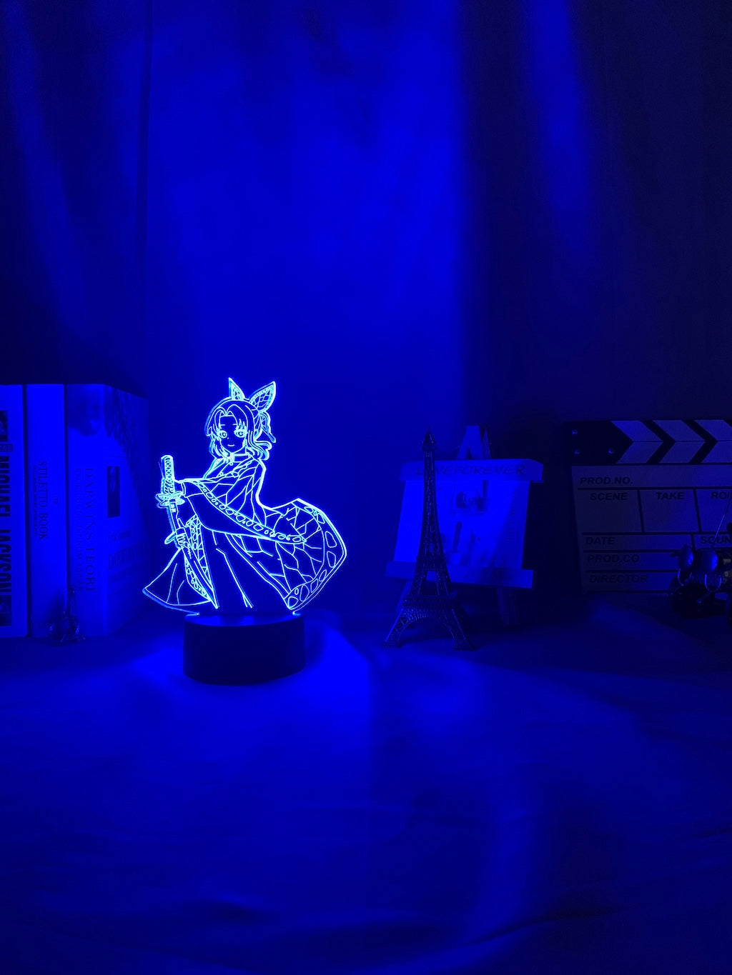 3d Lamp Anime Demon Slayer Kocho Kanae Light for Bedroom Decor Child Kids Birthday Gift Manga Kocho Kanae Lamp Kimetsu No Yaiba