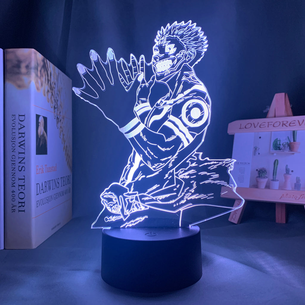 Anime Lamp Ryomen Sukuna Light Jujutsu Kaisen Led Night Light for Birthday Gift Jujutsu Kaisen Nightlight Ryomen Sukuna Lamp