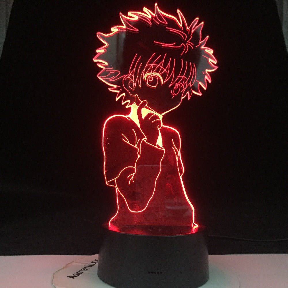 Cute Hunter X Hunter for Kids Child Bedroom Decor Nightlight Dropshipping Manga Gift Hunter X Hunter Night Light 3d Night Lamp