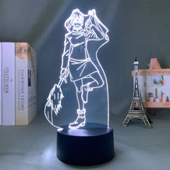3D LED Lamp Anime Figure Manga Led Light Jujutsu Kaisen Zenin Maki Home Bedroom Desk Decoration Small Night Light Children's Festival Birthday gifts
