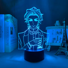 Moriarty The Patriot Albert James Moriarty 3D LED Lamp Anime Figure Bedroom Desk Decoration Small Night Light for Children's Festival Birthday Gifts
