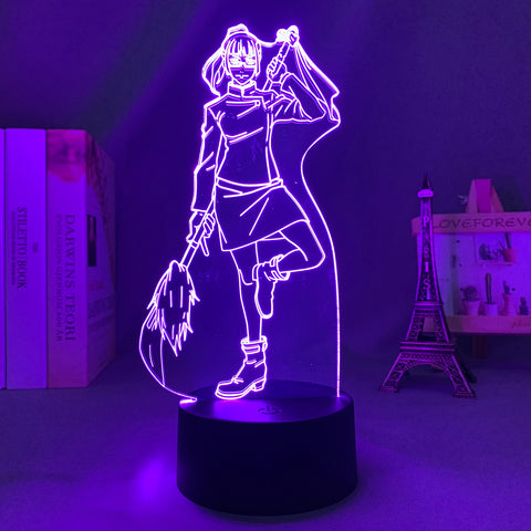 3D LED Lamp Anime Figure Manga Led Light Jujutsu Kaisen Zenin Maki Home Bedroom Desk Decoration Small Night Light Children's Festival Birthday gifts