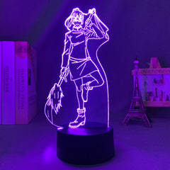 3D LED Lamp Anime Figure Manga Led Light Jujutsu Kaisen Zenin Maki Home Bedroom Desk Decoration Small Night Light Children's Festival Birthday gifts