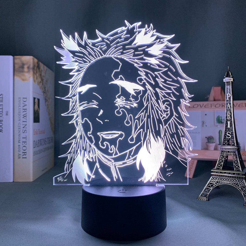 Demon Slayer Anime Home Bedroom Desk Decoration Small Night Light Children's Festival Birthday gifts3D LED Lamp