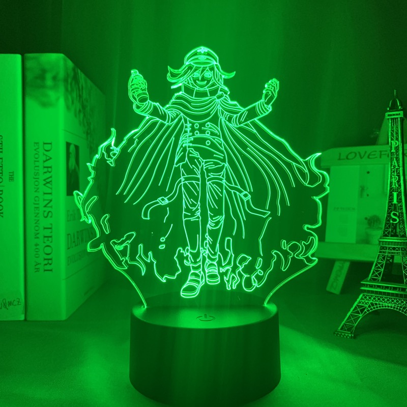 Danganronpa Kokichi Oma Led Night Light Lamp for Bedroom Decoration Kids Gift Danganronpa Acrylic 3d Lamp Kokichi Oma