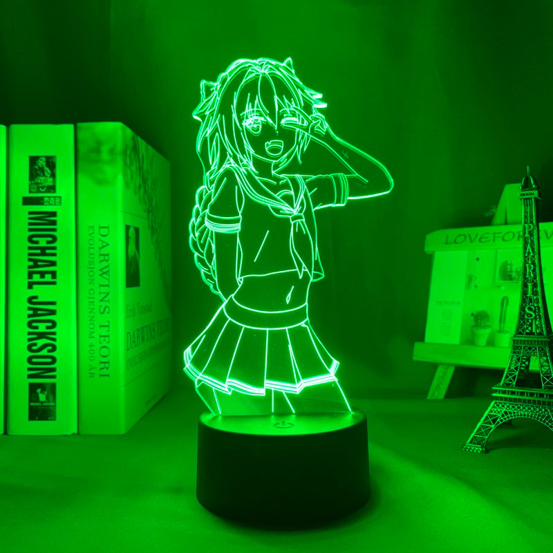 Fate Apocrypha Astolfo Led Night Light for Bedroom Deco Gift Nightlight Anime Waifu Table 3d Lamp Astolfo Fate Apocrypha