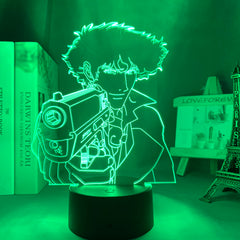 Led Light Anime Cowboy Bebop Spike for Kids Bedroom Decor Night Light Brithday Gift Room Desk Acrylic 3d Lamp Cowboy Bebop Manga