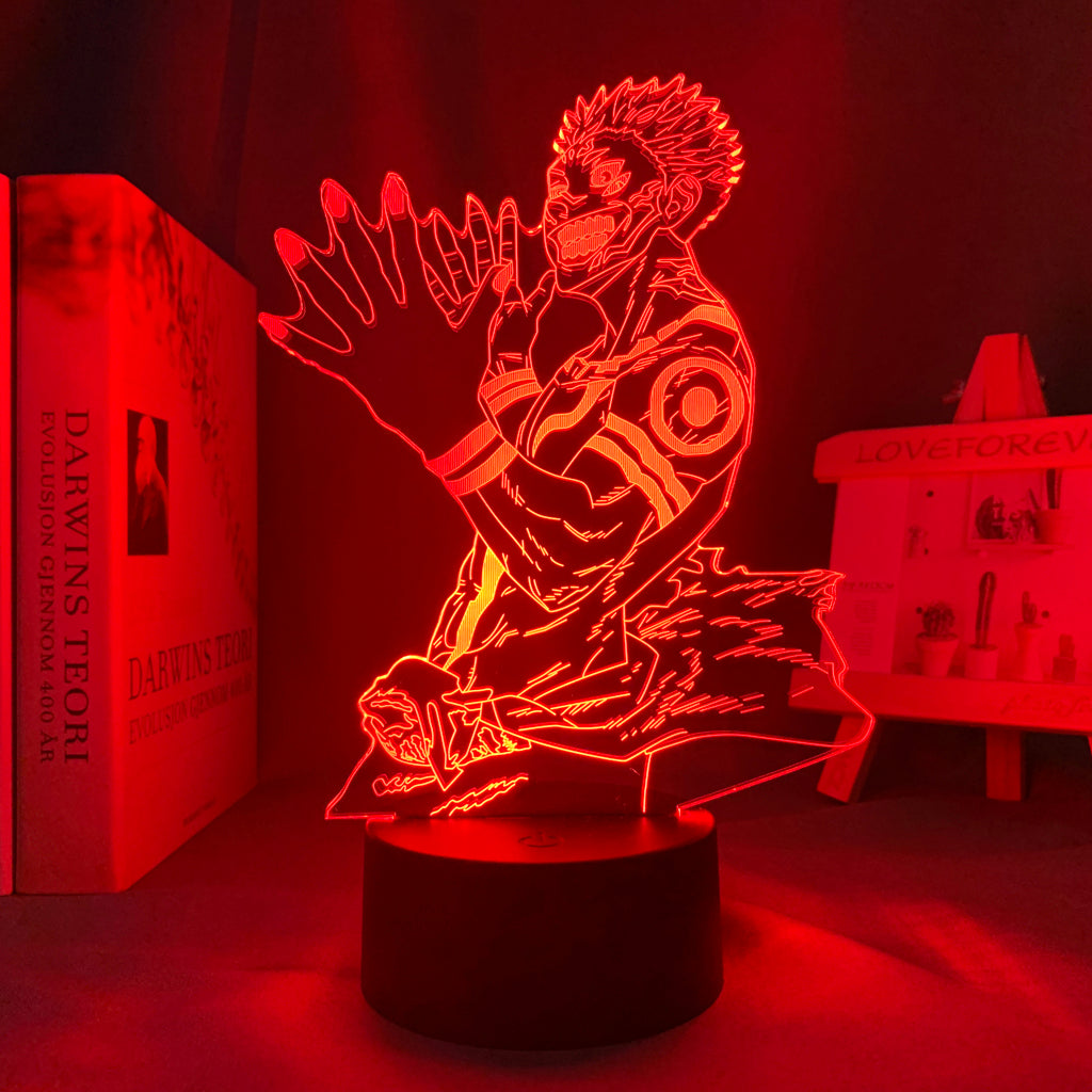 Anime Lamp Ryomen Sukuna Light Jujutsu Kaisen Led Night Light for Birthday Gift Jujutsu Kaisen Nightlight Ryomen Sukuna Lamp