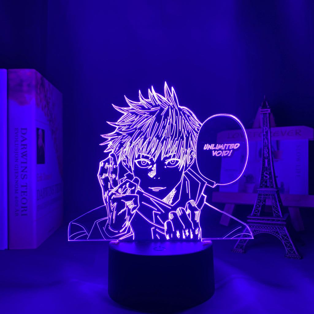 Anime Lamp Jujutsu Kaisen Satoru Gojo Led Night Light for Bedroom Decor Birthday Gift Satoru Gojo Light Jujutsu Kaisen Prize