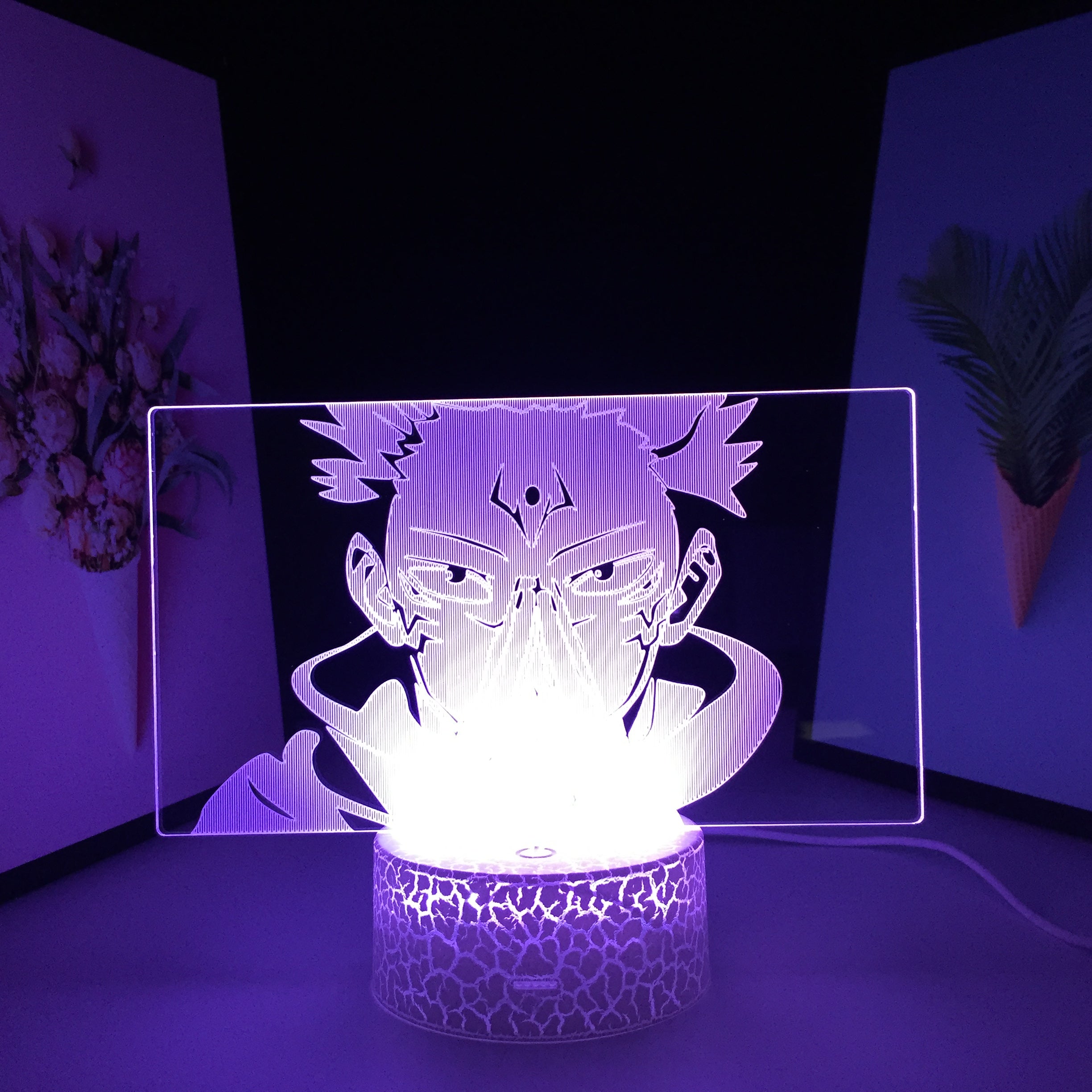 Jujutsu Kaisen Series Anime Figure Night Light Bedroom Decoration Night Light Acrylic Manga Table Lamp 3D LED Light
