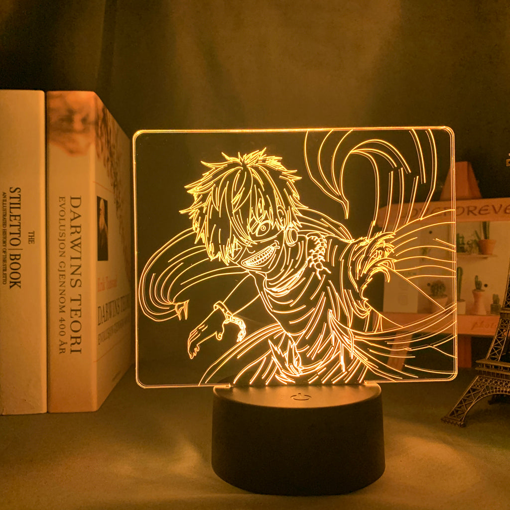 Tokyo Ghoul 3d Lamp Ken Kaneki for Bedroom Decor Nightlight Cool Birthday Gift Acrylic Led Night Light Anime Tokyo Ghoul