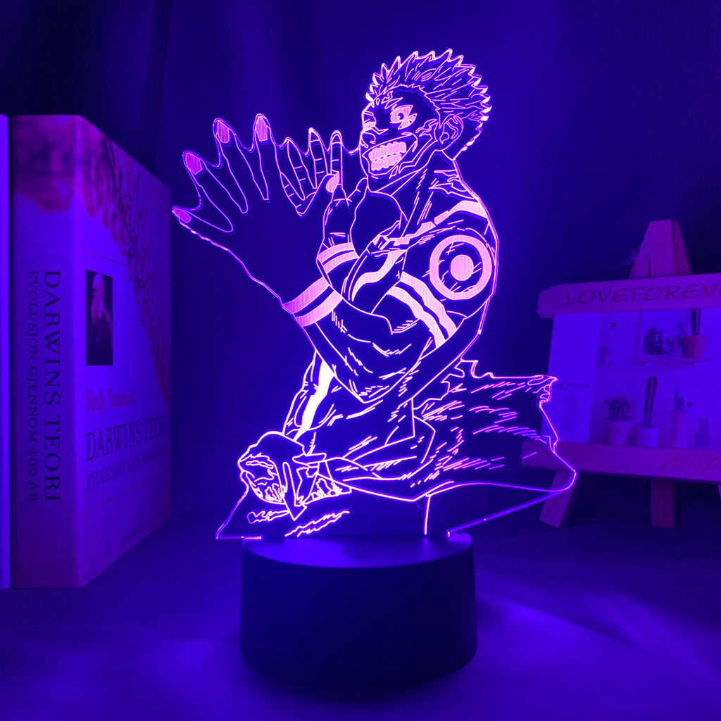Anime Lamp Ryomen Sukuna Light Jujutsu Kaisen Led Night Light for Birthday Gift Jujutsu Kaisen Nightlight Ryomen Sukuna Lamp