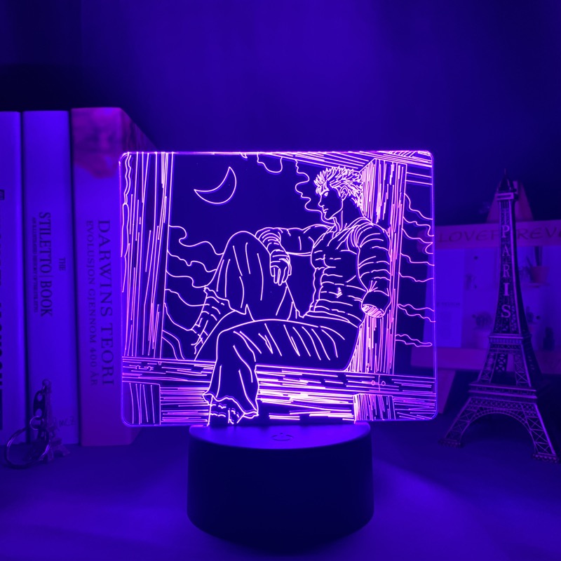 Anime Led Night Light Berserk Guts for Bedroom Deco Gift Colorful Nightlight Manga 3d Lamp Berserk Guts