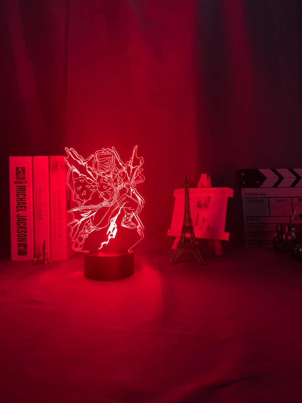 Kimetsu No Yaiba Led Night Light Anime Demon Slayer Lamp for Bedroom Decor Light Kids Child Birthday Gift Agatsuma Zenitsu Light