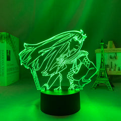 3D LED Lamp Kill La Kill Satsuki  Anime Figure Bedroom Desk Decoration Small Night Light for Children's Festival Birthday Gifts