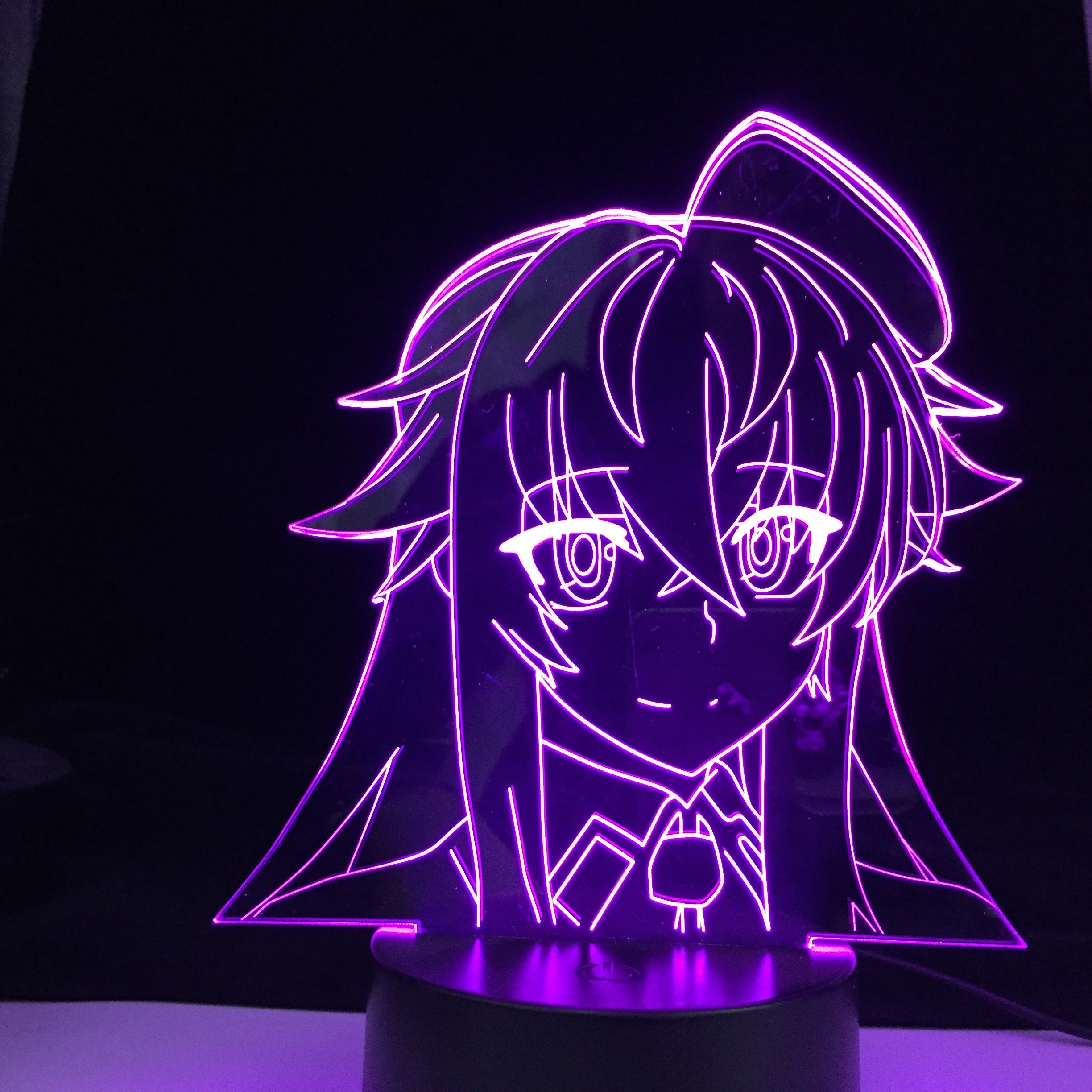 High School DxD Anime Led Light for Home Decoration Birthday Gift Manga 3D Night Lamp Rias Gremory High School DxD Dropshipping