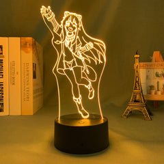 3D LED Lamp Anime Figure Bedroom Desk Decoration Small Night Light for Children's Festival Birthday Gifts The Rising USB link Charging
