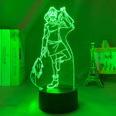 3D LED Lamp Anime Figure Manga Led Light Jujutsu Kaisen Zenin Maki Home Bedroom Desk Decoration Small Night Light Children's Festival Birthday gifts