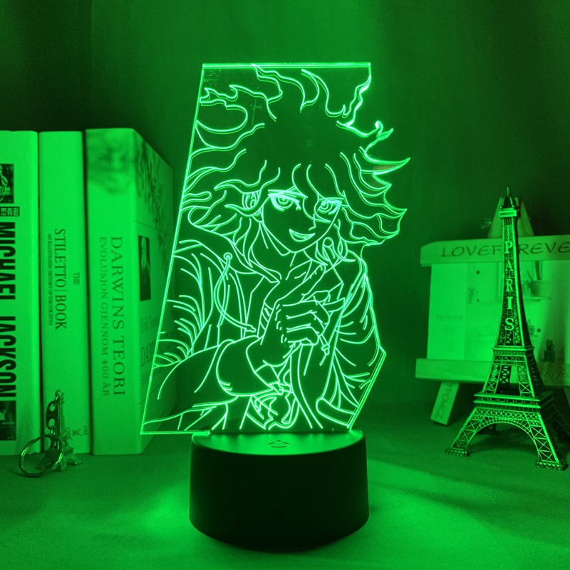 Danganronpa V3 Led Night Light Nagito Komaeda Lamp for Bedroom Decor Kids Gift Danganronpa V3 Acrylic Neon Lamp Nagito Komaeda
