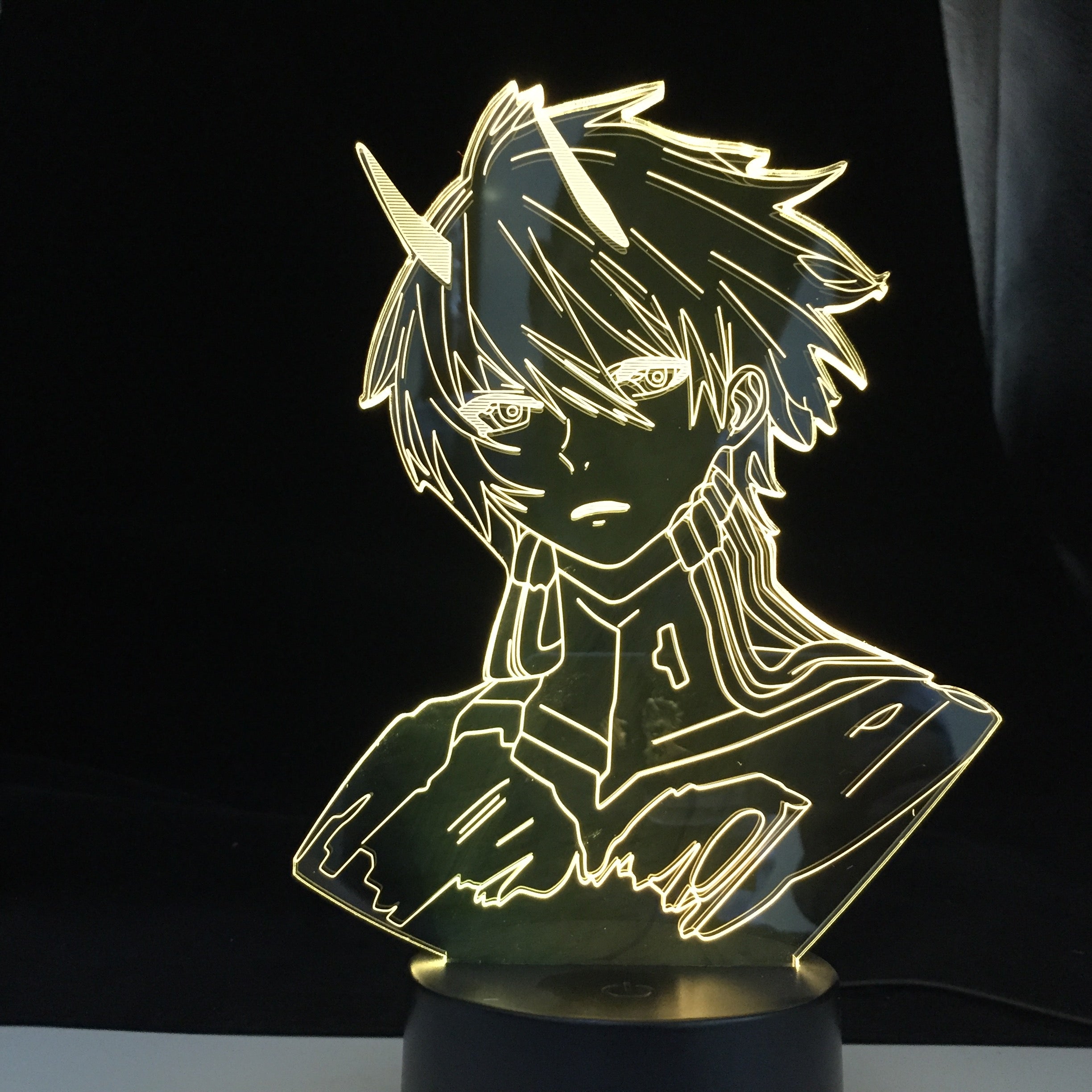 DARLING In The FRANXX Hiro Led Night Light For Bedroom Decor Nightlight Anime Gift Table 3d Lamp CODE 016 DARLING In The FRANXX