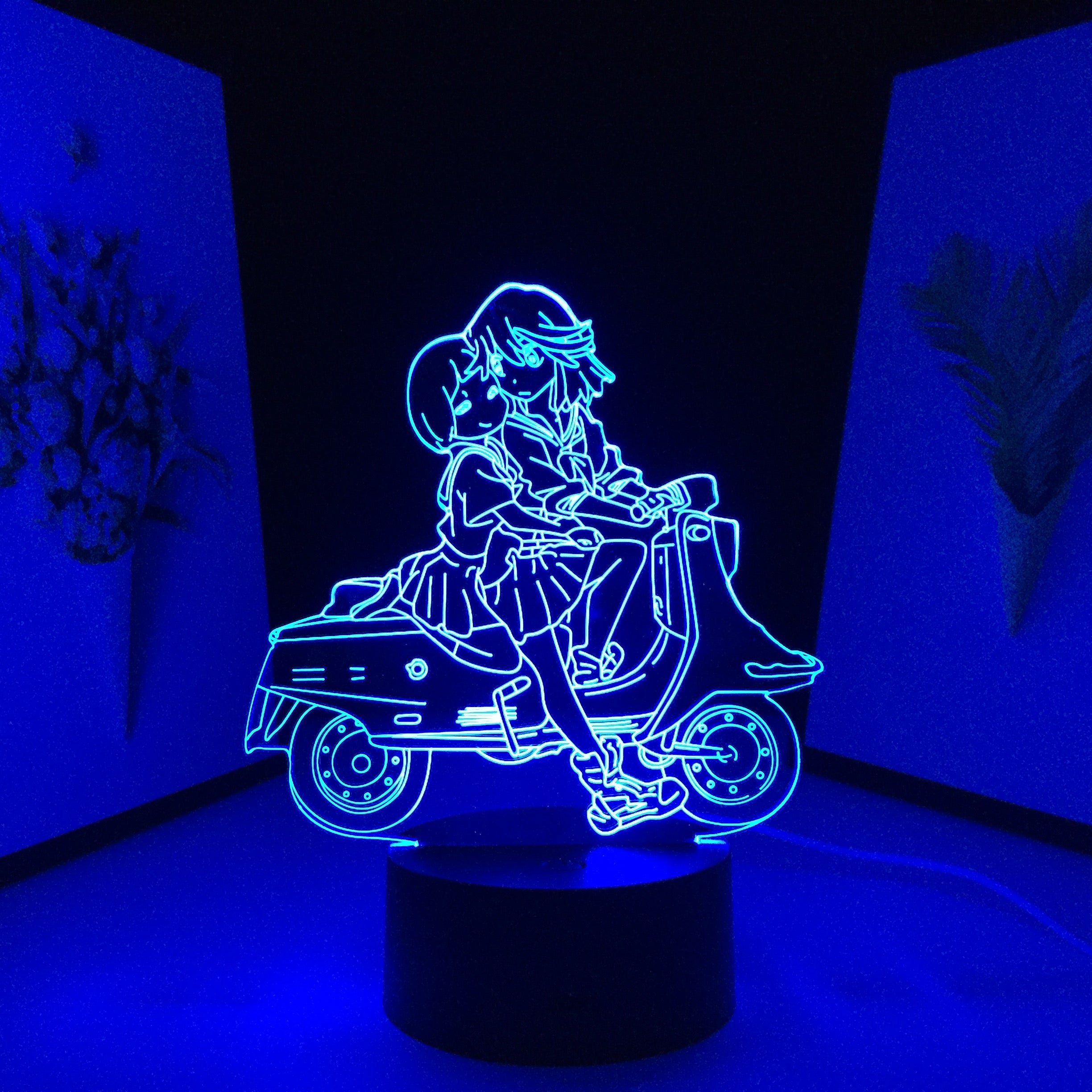 Anime 3D Lamp Kill La Kill Matoi Ryuuko LED Night Light for Bedroom Decor Gift Nightlight Manga Kill La Kill Room Table Lamp