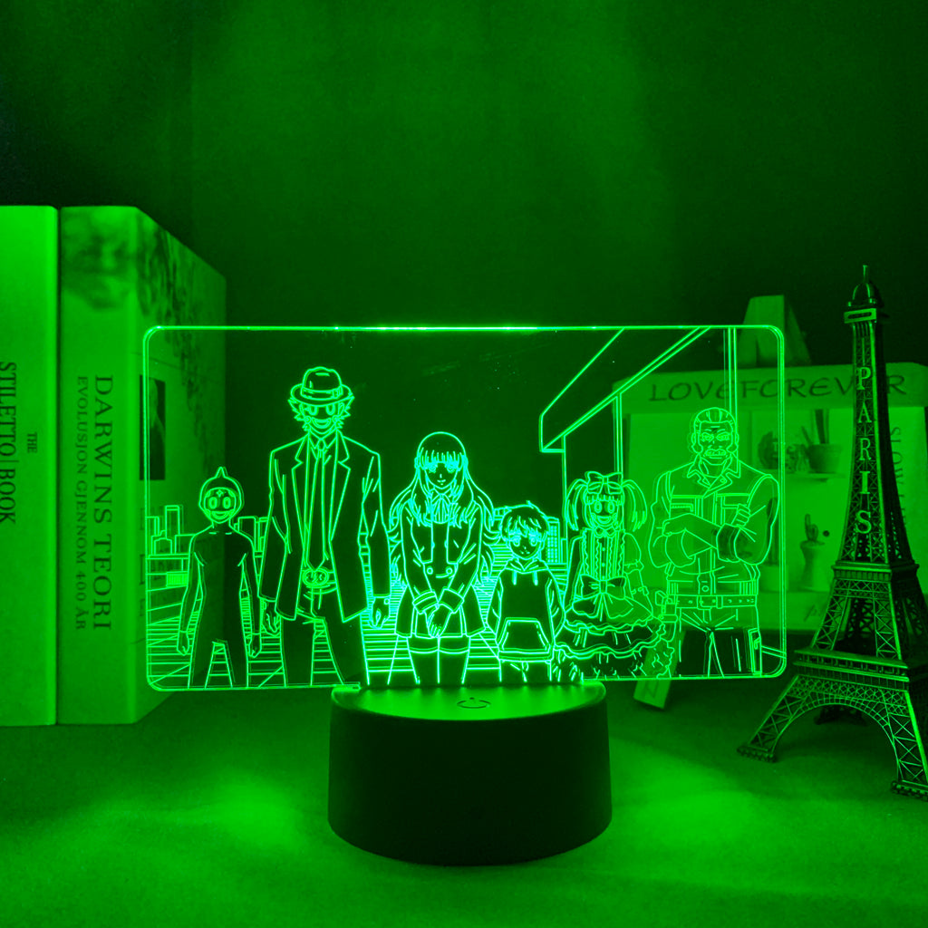 High Rise Invasion Anime Figure 3D Night Lamp Home Decor Children's Festival Birthday gifts USB link Charging