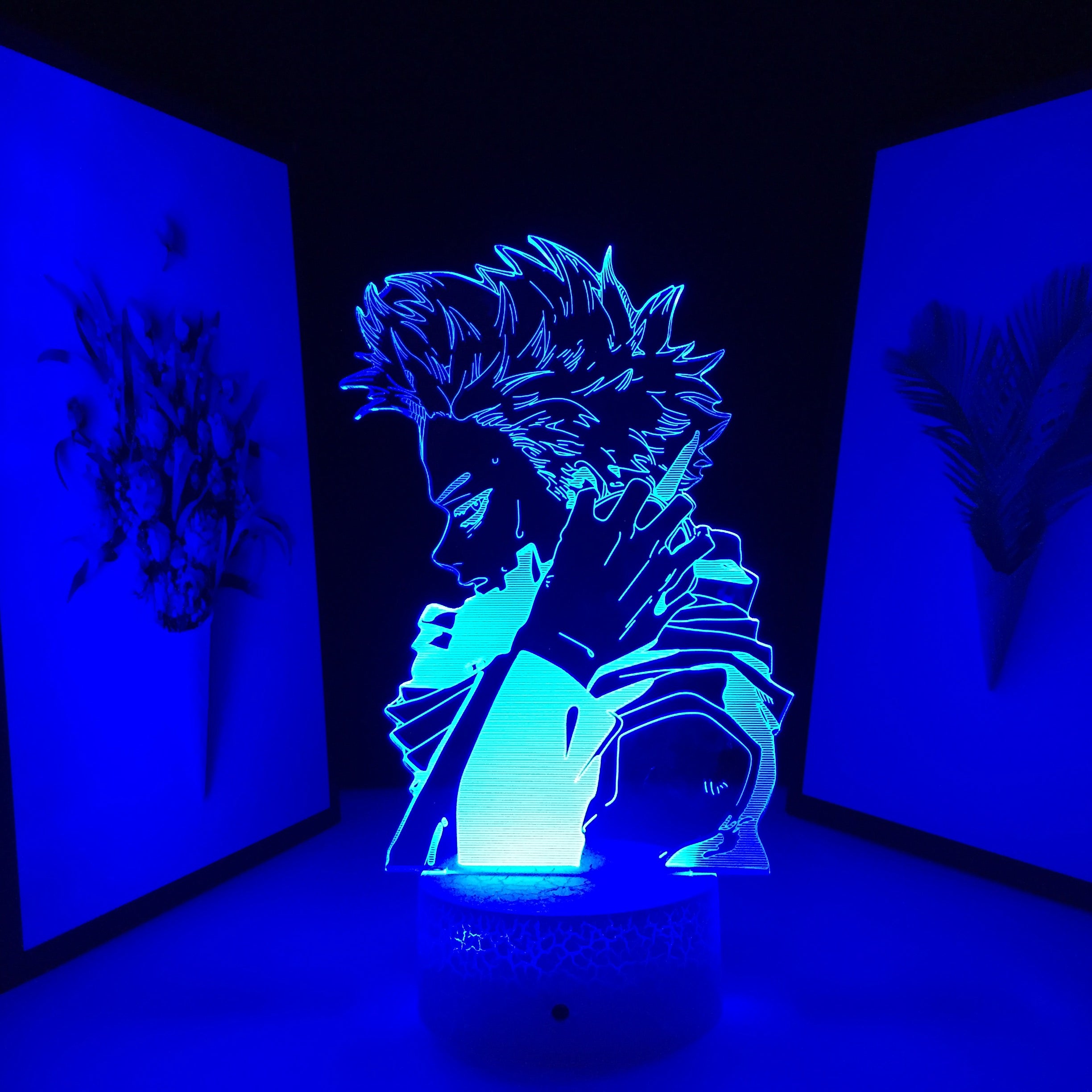 Anime 3D LED Night Light My Hero Academia Hitoshi Shinso Lamp for Bedroom Decor Birthday Gift Light Manga Gadget Table Lamp