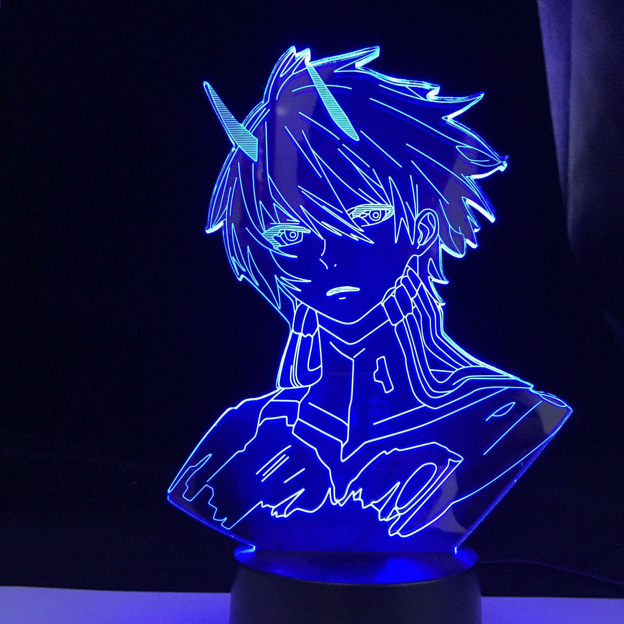 DARLING In The FRANXX Hiro Led Night Light For Bedroom Decor Nightlight Anime Gift Table 3d Lamp CODE 016 DARLING In The FRANXX