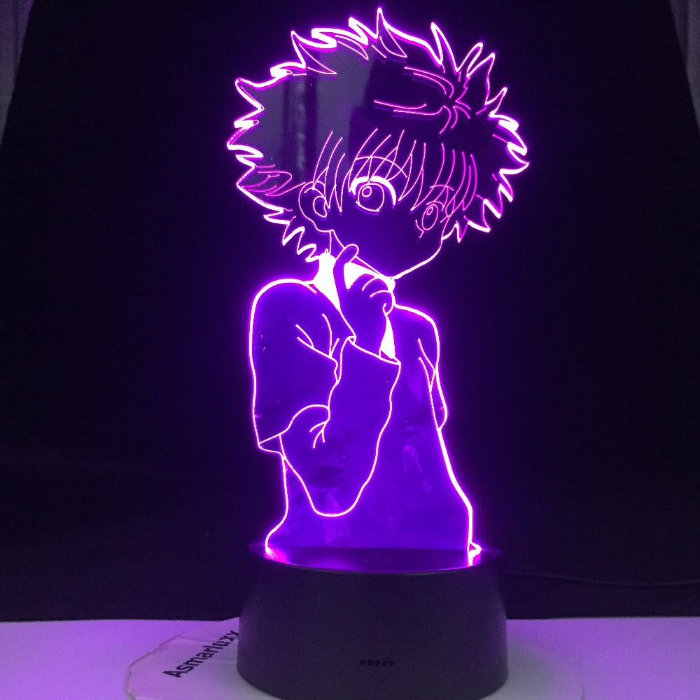 Cute Hunter X Hunter for Kids Child Bedroom Decor Nightlight Dropshipping Manga Gift Hunter X Hunter Night Light 3d Night Lamp