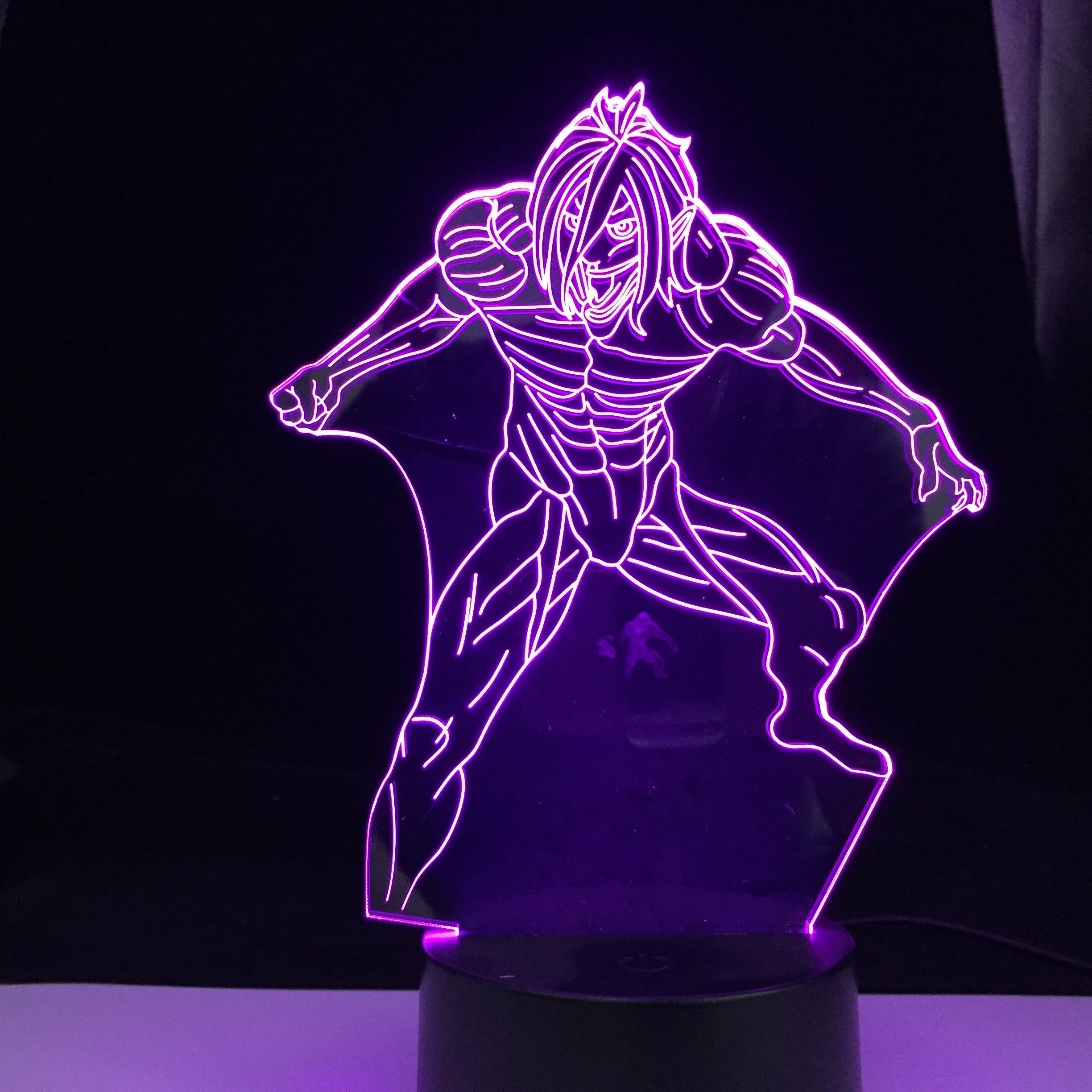 Anime 3d Light Attack on Titan Table Lamp for Home Decoration Birthday Gift Manga Attack on Titan LED Night Light Lamp