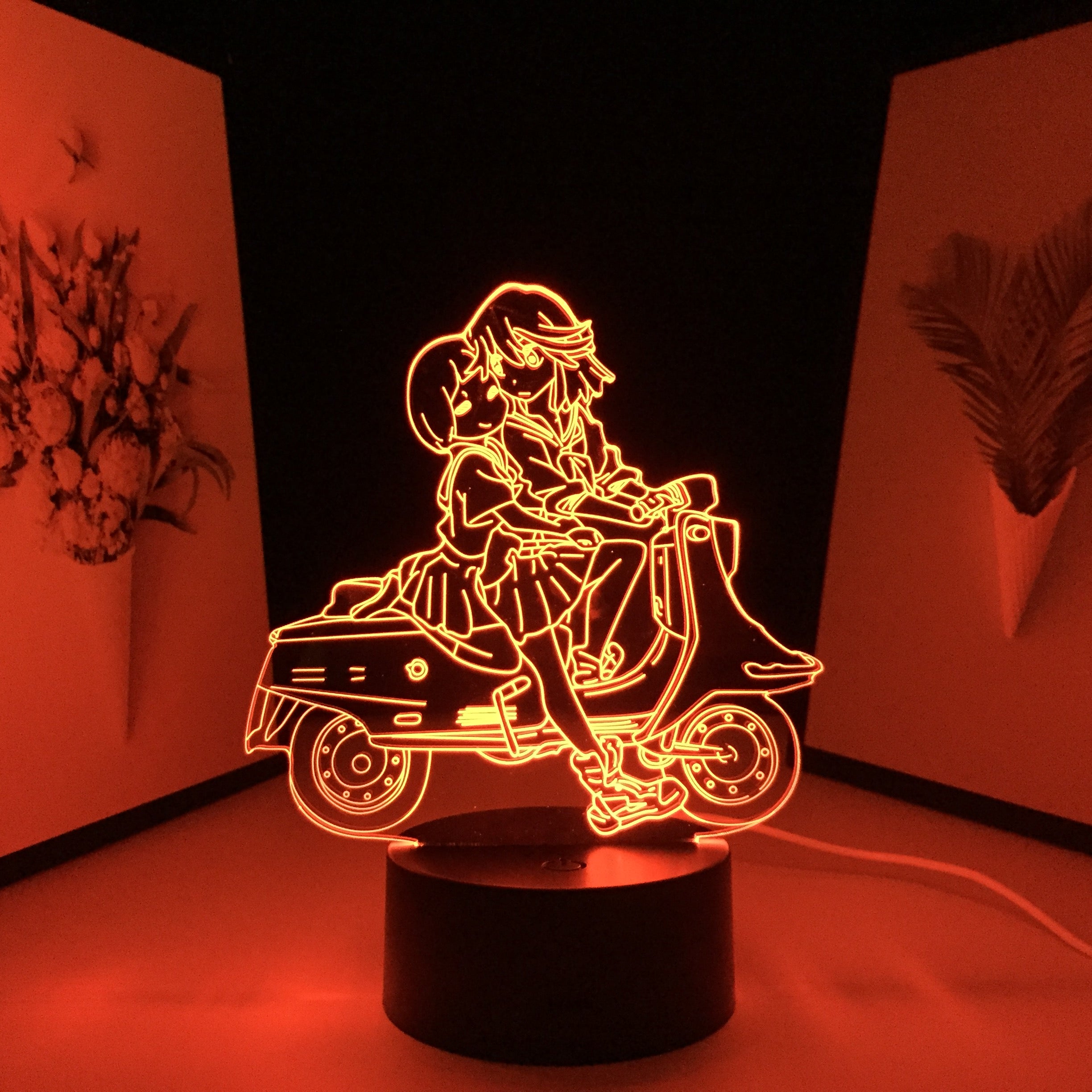 Anime 3D Lamp Kill La Kill Matoi Ryuuko LED Night Light for Bedroom Decor Gift Nightlight Manga Kill La Kill Room Table Lamp