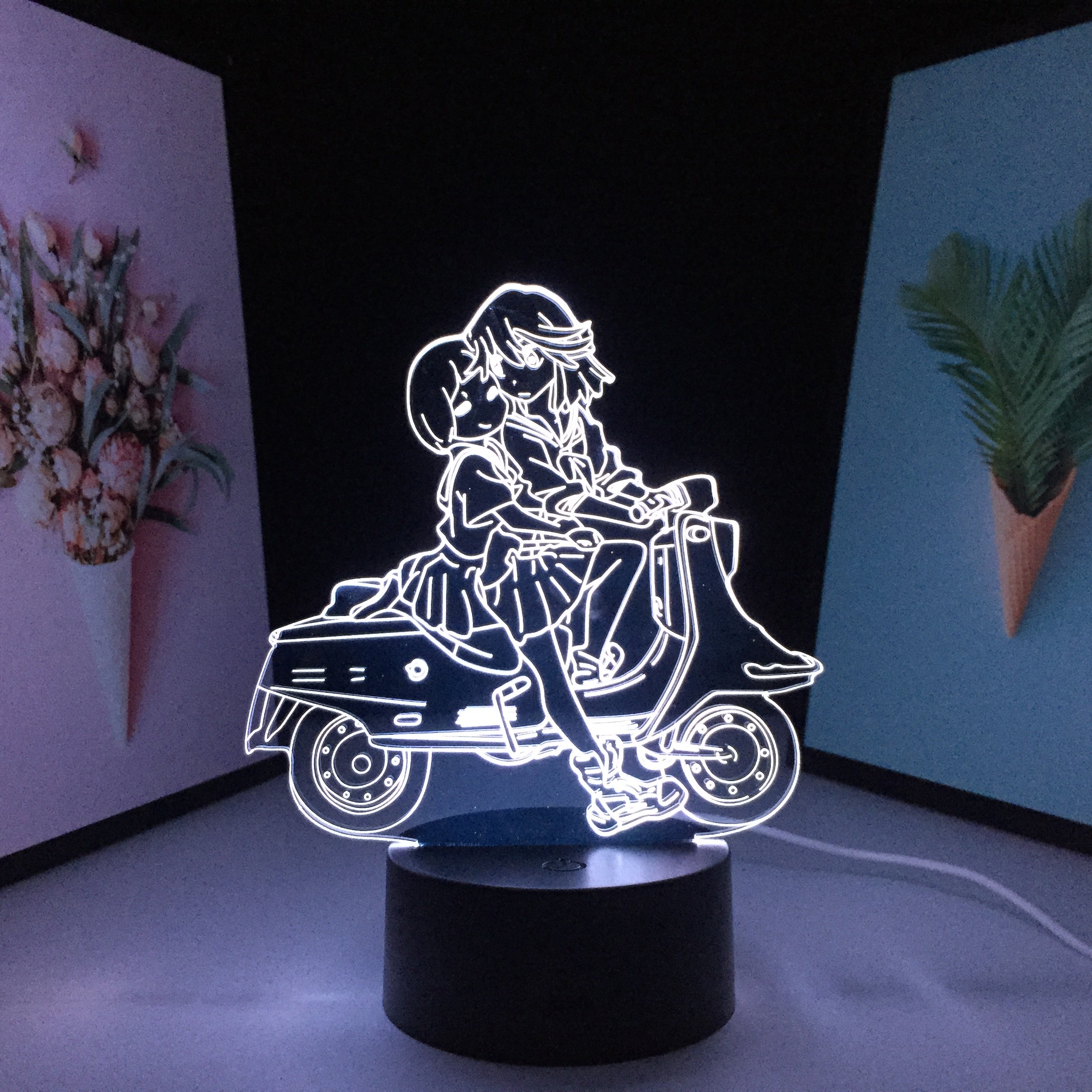 Anime 3D Lamp Kill La Kill Matoi Ryuuko LED Night Light for Bedroom Decor Gift Nightlight Manga Kill La Kill Room Table Lamp