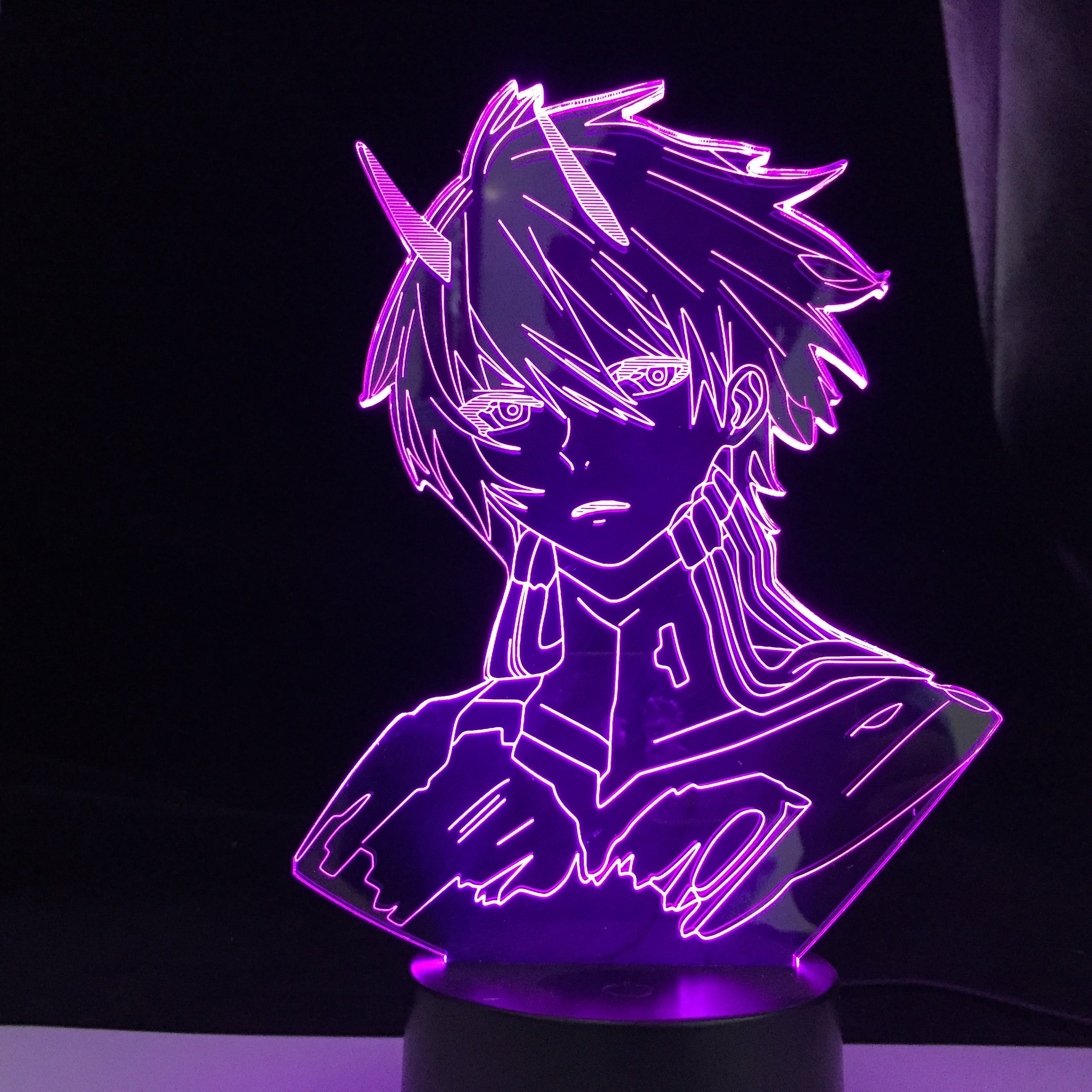 DARLING In The FRANXX Hiro Led Night Light For Bedroom Decor Nightlight Anime Gift Table 3d Lamp CODE 016 DARLING In The FRANXX