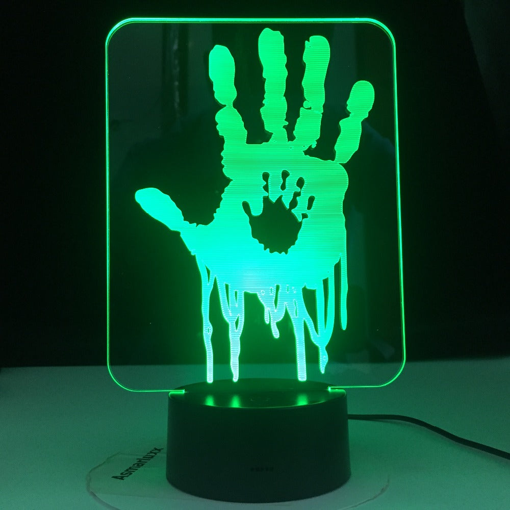 Death Stranding Hand Prints Video Game Led Night Light for Kids Room Decor Cool Gift for Child Gamer Nightlight Usb 3D Desk Lamp