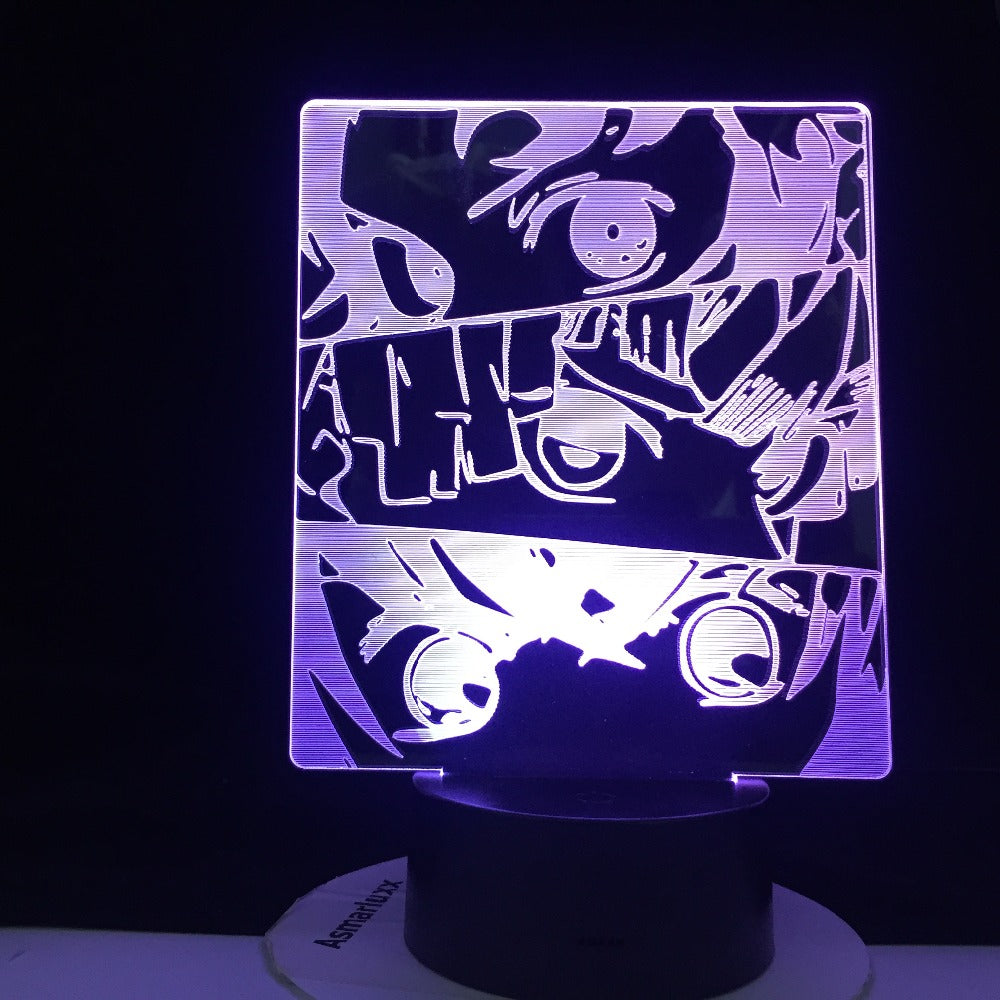 DEMON SLAYER PANEL LED ANIME LAMP DEMON SLAYER KIMETSU NO YAIBA Kid Child Nightlight Bedside Desk Lamp Japanese Led Night Light