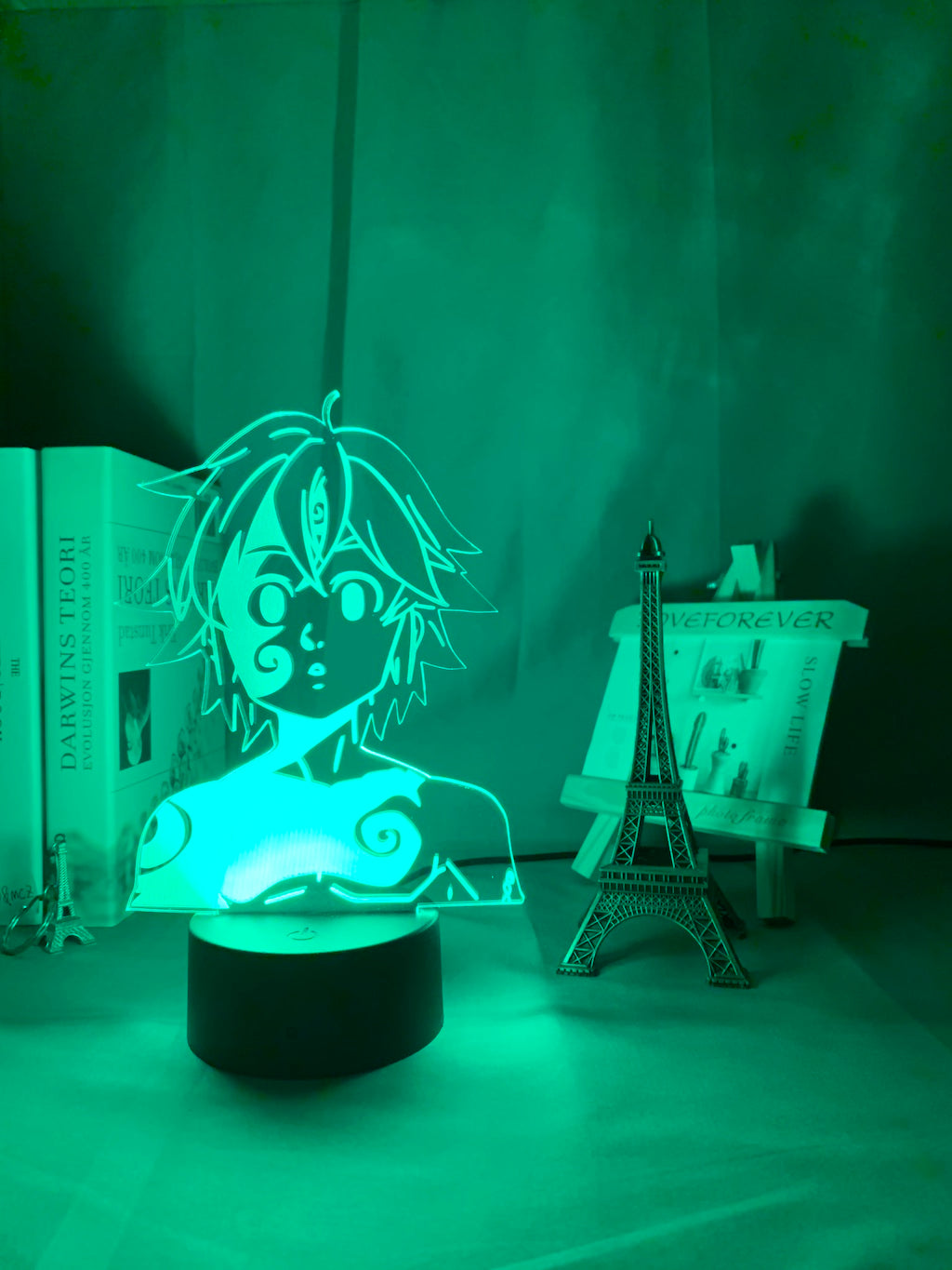 Acrylic Night Light Lamp Manga The Seven Deadly Sins Gadget for Home Room Decorative Light Meliodas Figure Kids Table Lamp Gift
