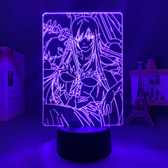 3D LED Lamp Anime Figure  Bakemonogatari Shinobu Oshino Bedroom Desk Decoration Small Night Light for Children's Festival Birthday Gifts
