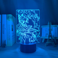 Anime Figure Kimetsu No Yaiba Shinobu Kocho 3D Lamp forHome Decor Children's Festival Birthday gifts