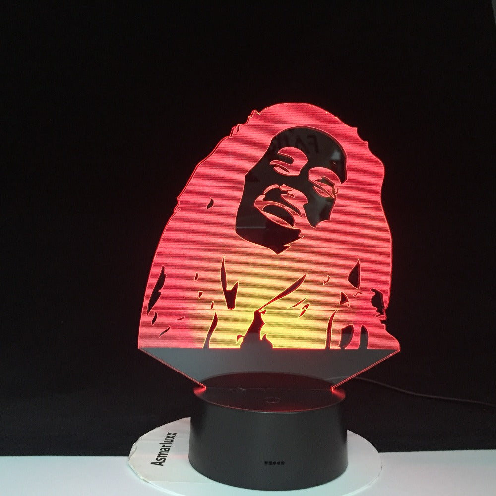 Music Godfather Singer Touch Sensor Best Present for Christmas for Indoor Decoration Usb Led Night Light 3D Lamp Dropship 3670