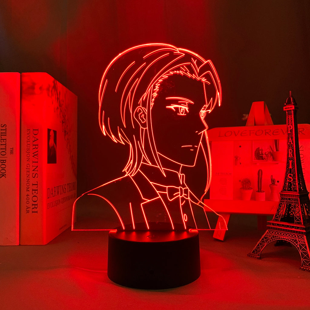 Moriarty The Patriot William James Moriarty Led 3D LED Lamp Anime Figure Bedroom Desk Decoration Small Night Light for Children's Festival Birthday Gifts